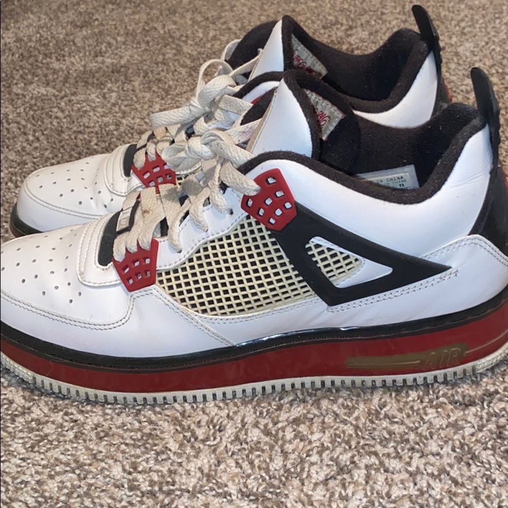 Old school Jordan retro red and black